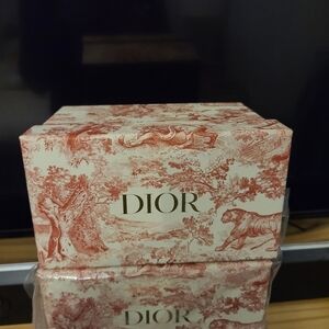NEW Christian Dior Toile de Jouy Maison Collection Storage Box 7.5 x 5x4.5"